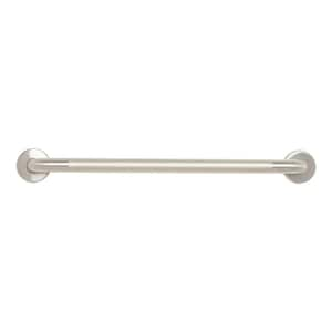 Stainless Steel Wall Mount Bathroom Shower Grab Bar in Peened Satin