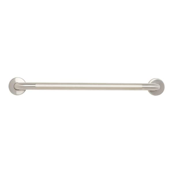SEACHROME 24 in. Stainless Steel Wall Mount Bathroom Shower Grab Bar in Peened with Satin Ends