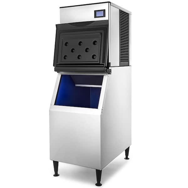 Commercial Ice Maker Machine, 110V 550LBS/24H 350LBS Large Storage
