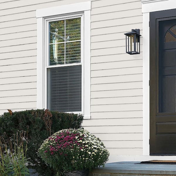 Glidden Premium 1 gal. PPG1002-2 Arctic Cotton Flat Exterior Paint