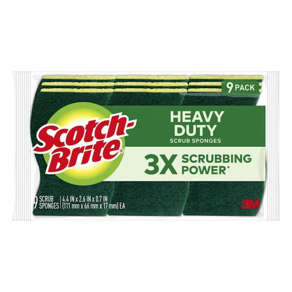 Heavy-Duty Scrub Sponge (9-Pack)