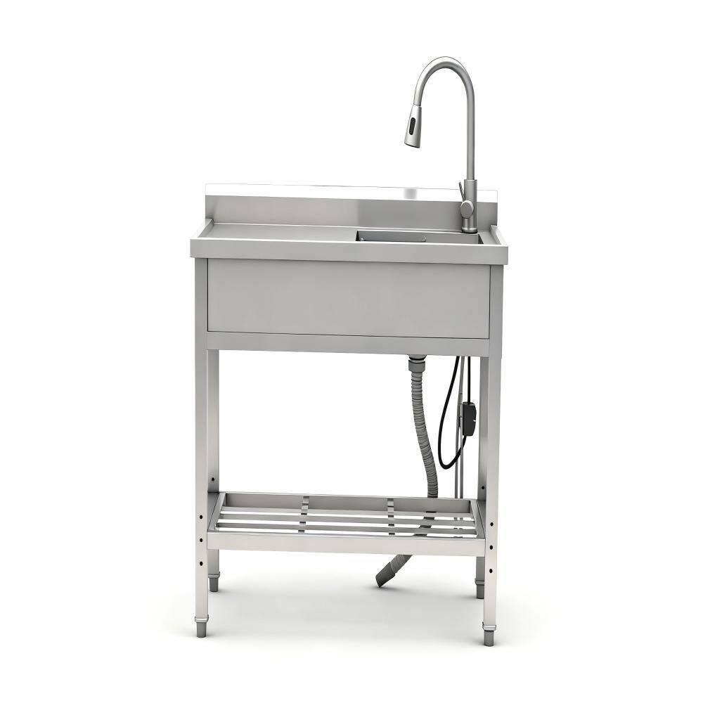 39 x 20 x 35 in. Stainless Steel Single Compartment Kitchen Sink with a Faucet price history on PriceWatchPro