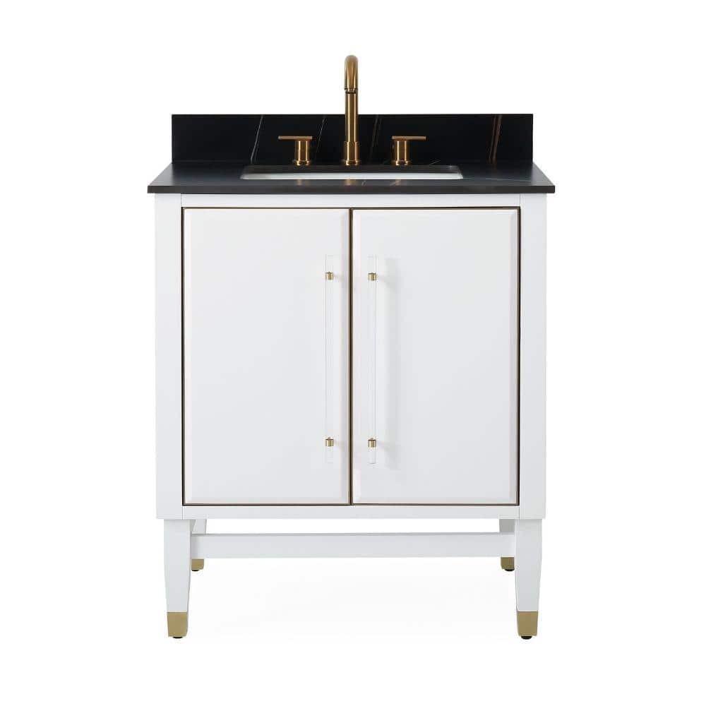 Bertone 30 in. W x 22 in D. x 35 in. H St Laurent Sintered Stone Vanity Top