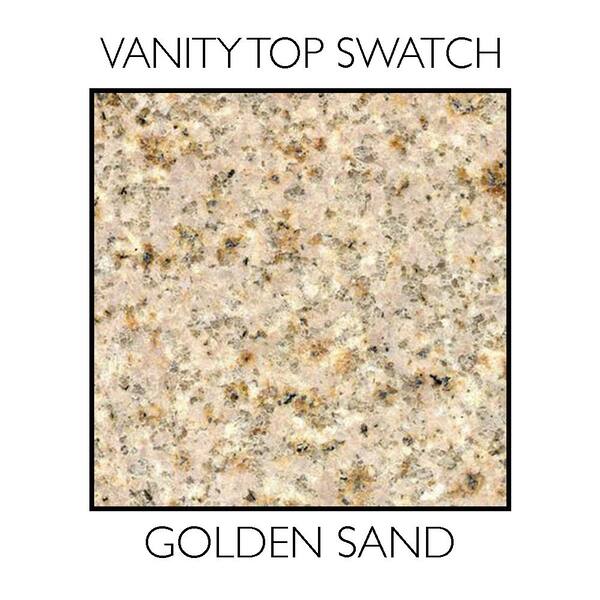 Details about / Golden Sand Bathroom Vanity Oval Sink Base Granite Top 61/" Ask 4 Extra Holes