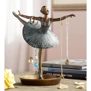 Ballerina Bronze Aluminum Jewelry Tree