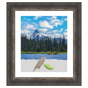 Bark Rustic Char Picture Frame Opening Size 20 x 24 in. (Matted To 16 x 20 in.)