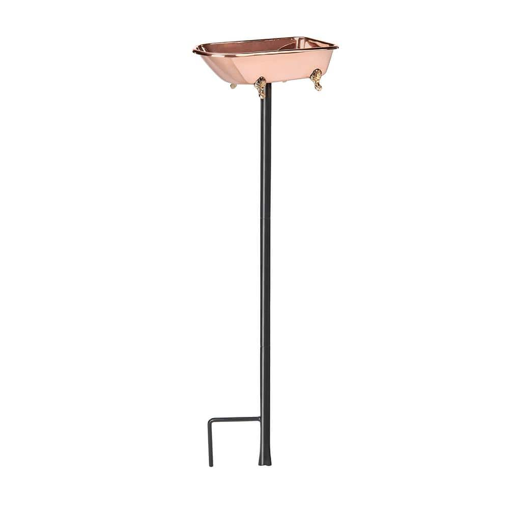 Good Directions Splish-Splash Bird Bath, Polished Copper