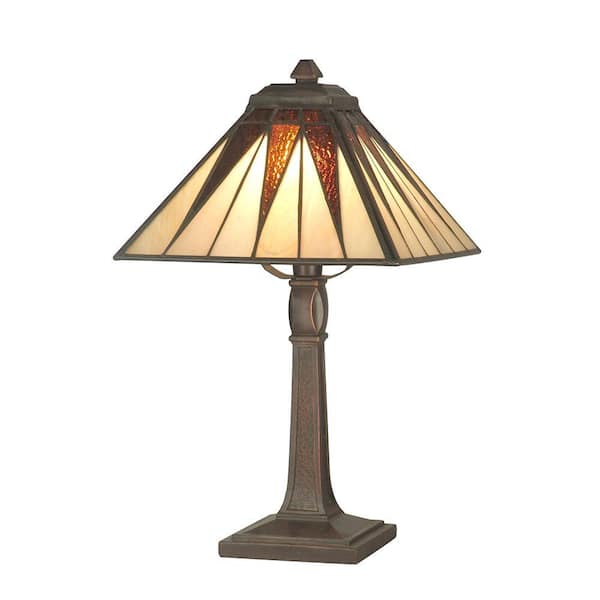 Dale Tiffany 13.75 in. Cooper Antique Bronze Accent Lamp