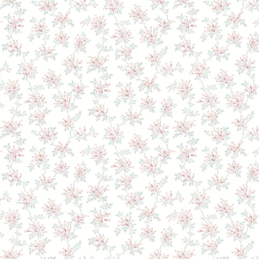 Sofiane Blush Botanical Trail Matte Pre-pasted Paper Wallpaper price history on PriceWatchPro