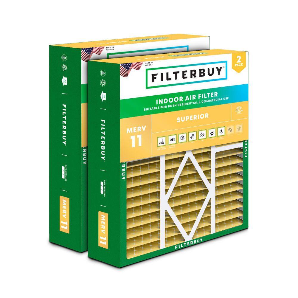 20 in. x 20 in. x 5 in. MERV 11 (FPR 7) Allergen Defense Pleated HVAC AC Furnace Air Filters for Amana and More (2-Pack) price history on PriceWatchPro