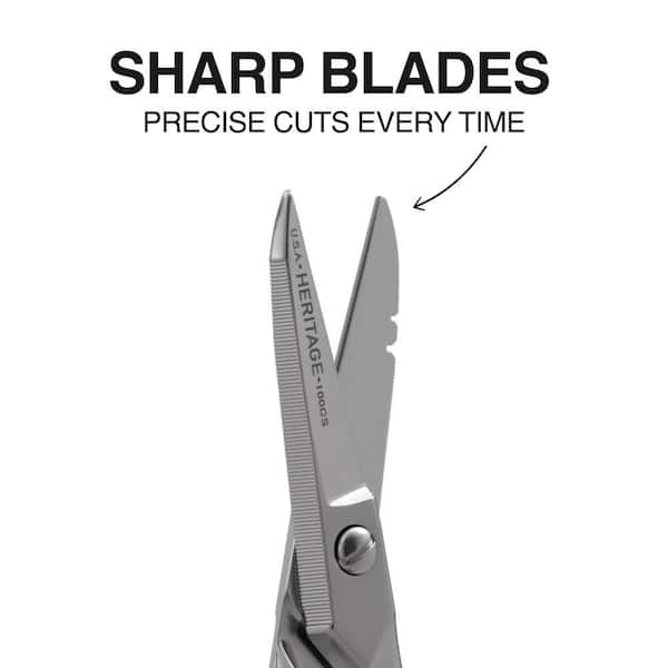 Serrated Electrician Scissors with Stripping