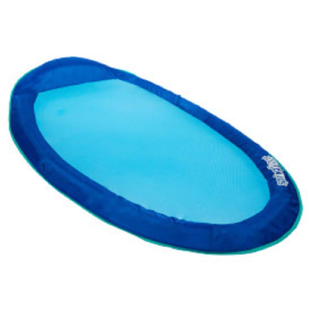 Spring Float Blue HyperFlate Floating Pool Lounge 6061818 The Home Depot