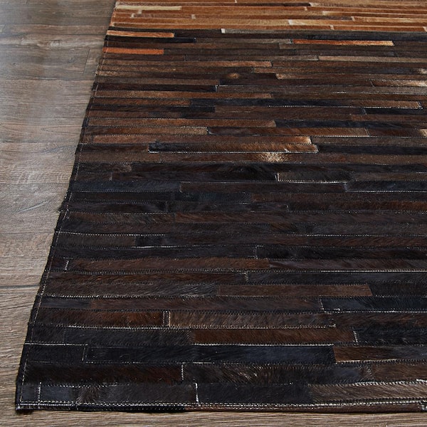 Chalet Homestead Multi-Dawn 9 ft. x 12 ft. Stripe Indoor Area Rug