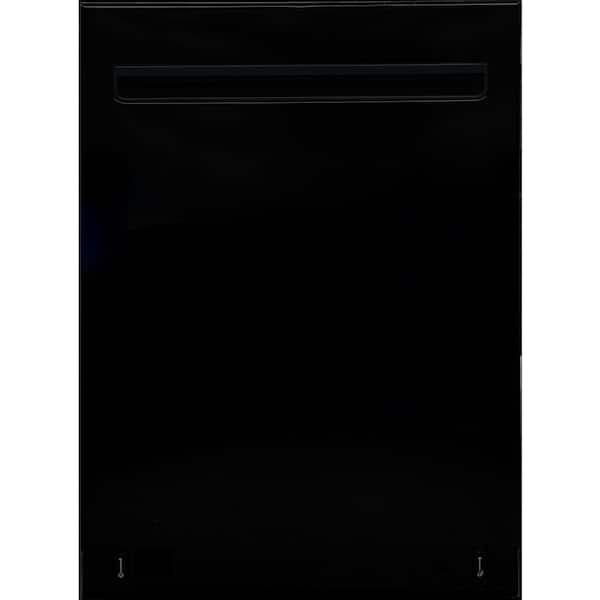 24 in. Top Control Standard Built-In Dishwasher in Black with Turbo Dry, Pocket Handle, 8 Cycles, 45 dBA