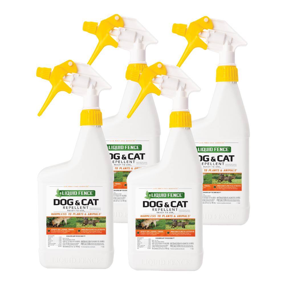 Liquid Fence 32 oz. Ready to Use Dog and Cat Repellent 4 Pack HG 71296 4 The Home Depot