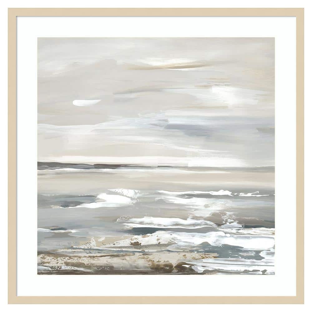 Oceanic Dreams Abstract Coastal Framed Wall Art Print