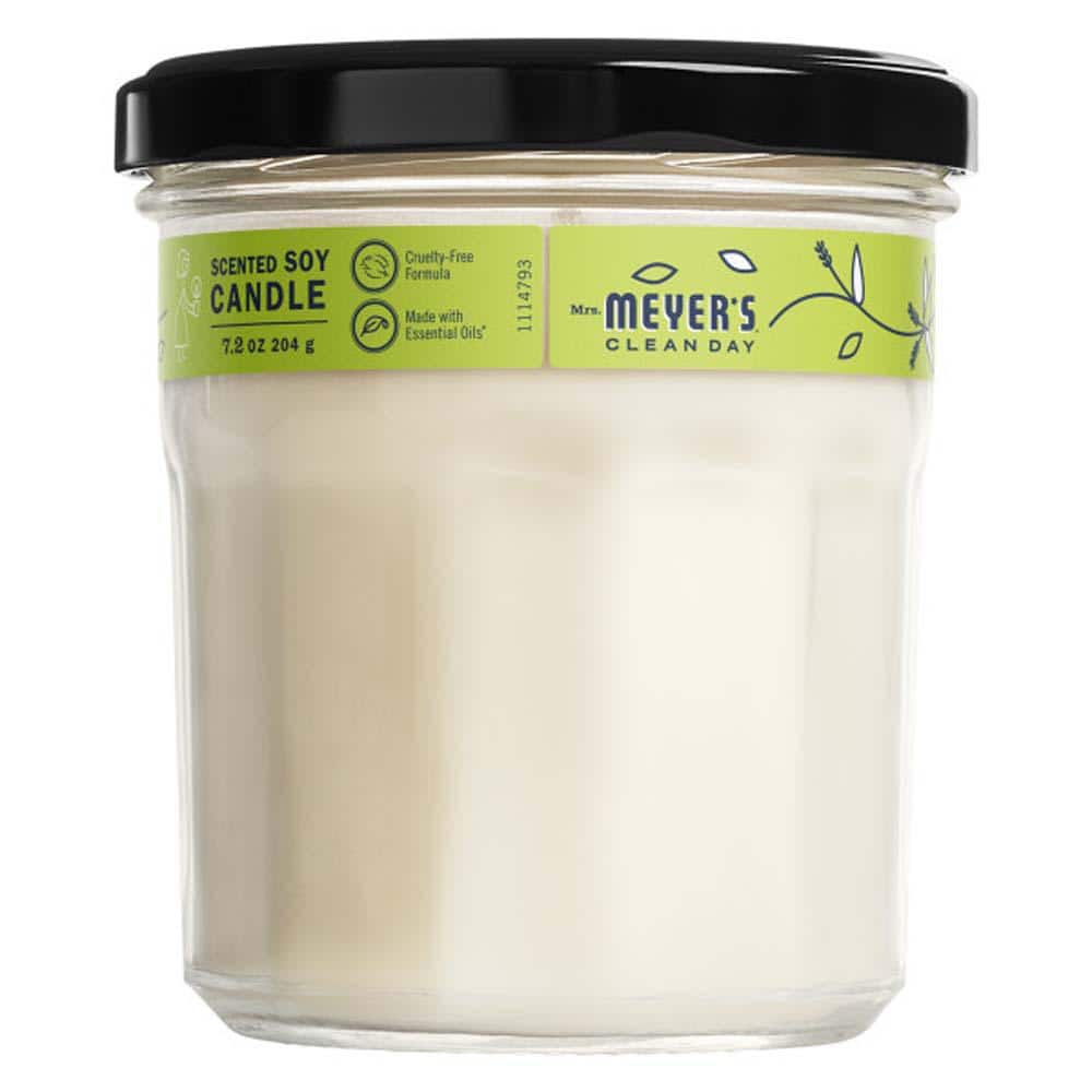 Large Lemon Verbena Scented Soy Jar Candle