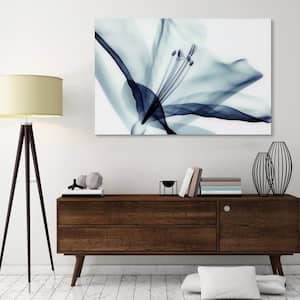 32 in. x 48 in. "Amaryllis" Frameless Free Floating Tempered Glass Panel Graphic Wall Art