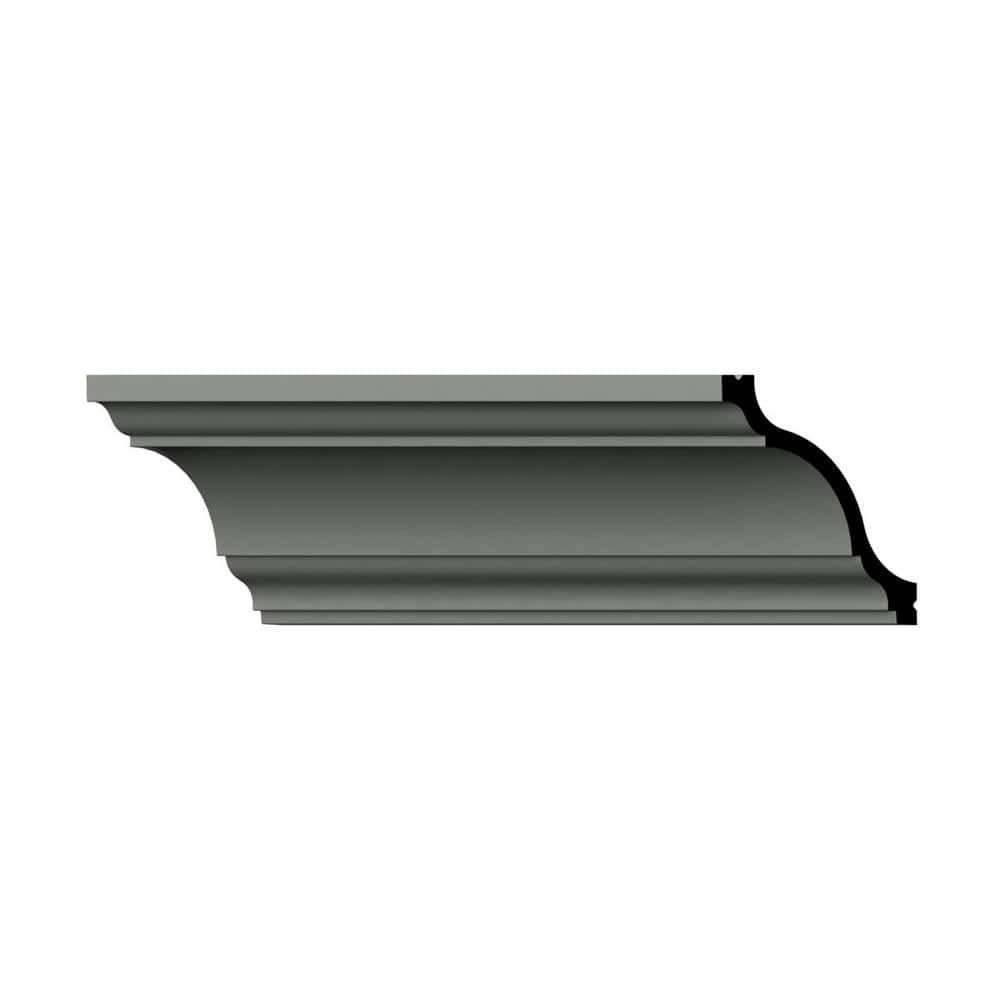 Austin 96" Gray Polyurethane Crown Moulding