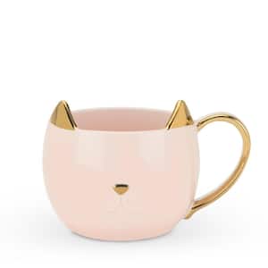 Chloe 12 oz. Pink Cat Mug