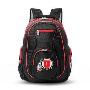 NCAA Utah Utes 19 in. Black Trim Color Laptop Backpack