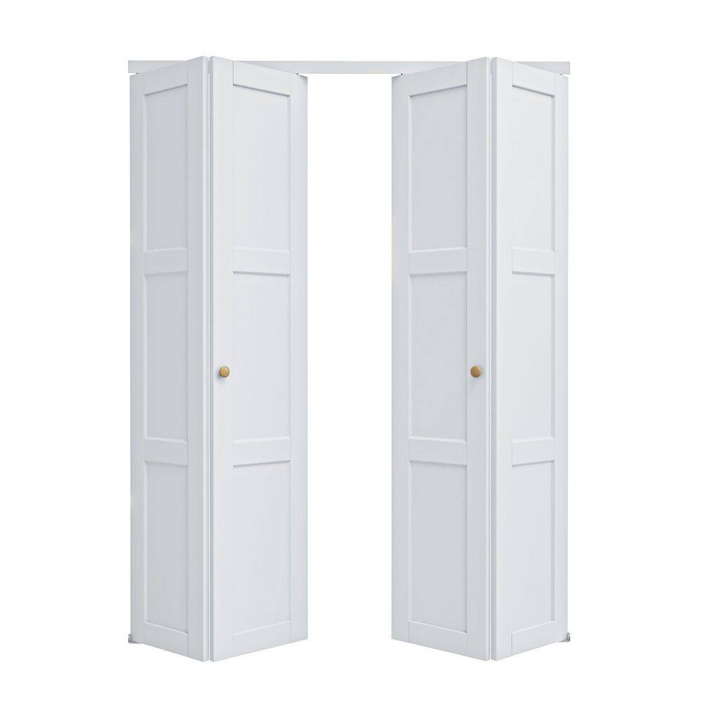 64 in. x 80 in. 2 Panel Solid Core White Primed Composite MDF Interior Closet Bi-Fold Door with Hardware price history on PriceWatchPro