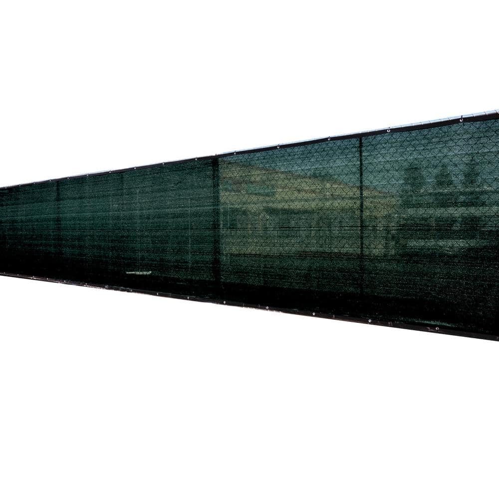 Black Polyethylene Privacy Fence Screen with Reinforced Grommets