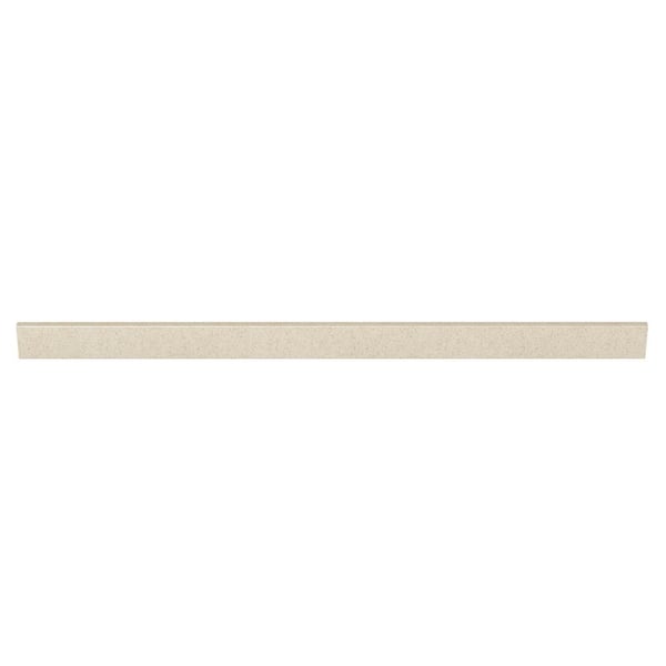 J COLLECTION 67 in. Cultured Marble Backsplash in Winter Snow