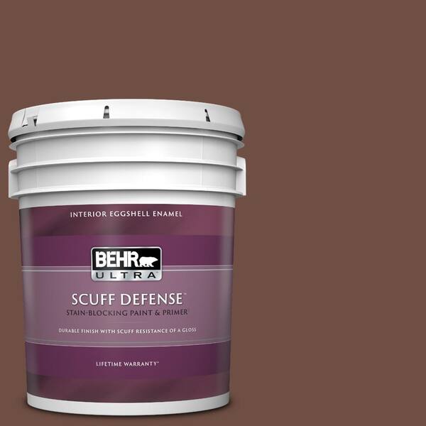 BEHR ULTRA 5 gal. #S-G-750 Chocolate Sprinkle Extra Durable Eggshell Enamel Interior Paint & Primer
