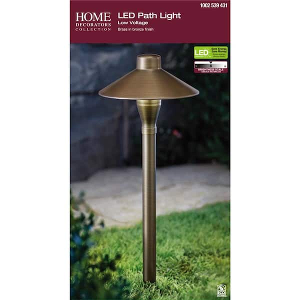 Warm Landscape Path Light Ecp07 Led, Home Depot Led Low Voltage Landscape Lighting
