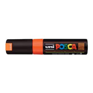 PC-8K Broad Chisel Paint Marker, Fluorescent Orange