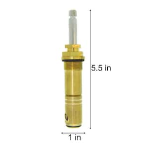 5 1/2 in. 22 pt Broach Right Hand Only Hot Side Stem for American Standard Replaces 4754-02
