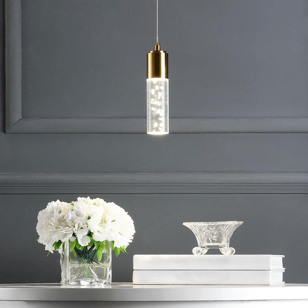 Bolha Classic Minimalist Brass Gold LED Globe Pendant