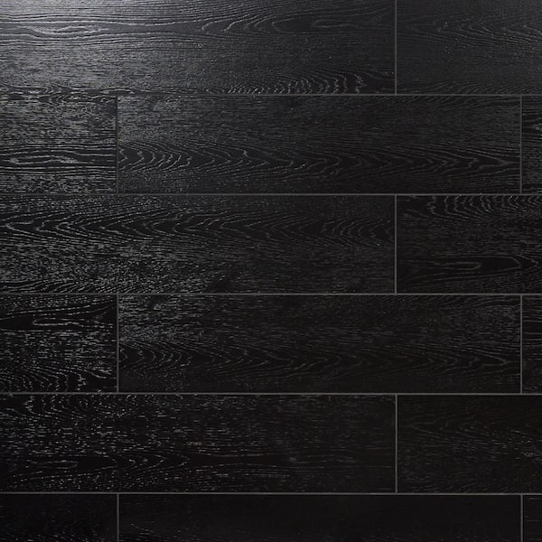 【未開封品】sangetsu FLOOR TILE Ivy Hill Tile Mangrove Nero 8 in. x 36 in. 10mm Matte Porcelain
