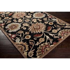 Artes Maroon 6 ft. x 6 ft. Square Area Rug