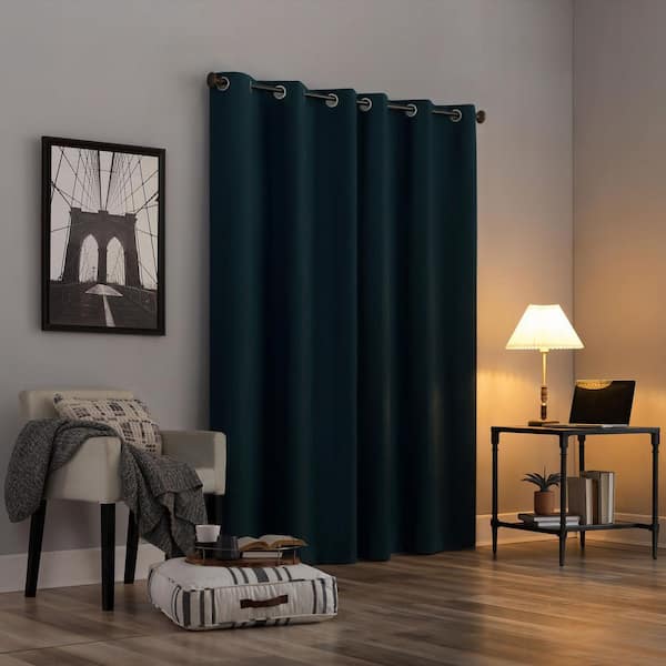 Sage Green Color 1 Panel Grommets Top Window Treatment Curtain Thermal Insulated Blackout Drape Blocking Sun Light Size 28 inch Wide x 36 inch Length