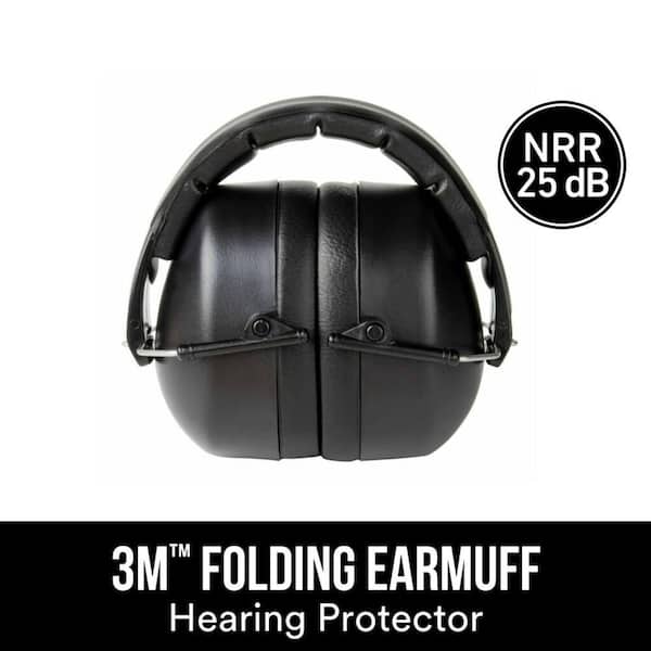 3M Black Folding Earmuff