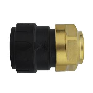 3/4 in. CTS x 1/2 in. NPS Brass ProLock Push-to-Connect Female Connector (5-Pack)