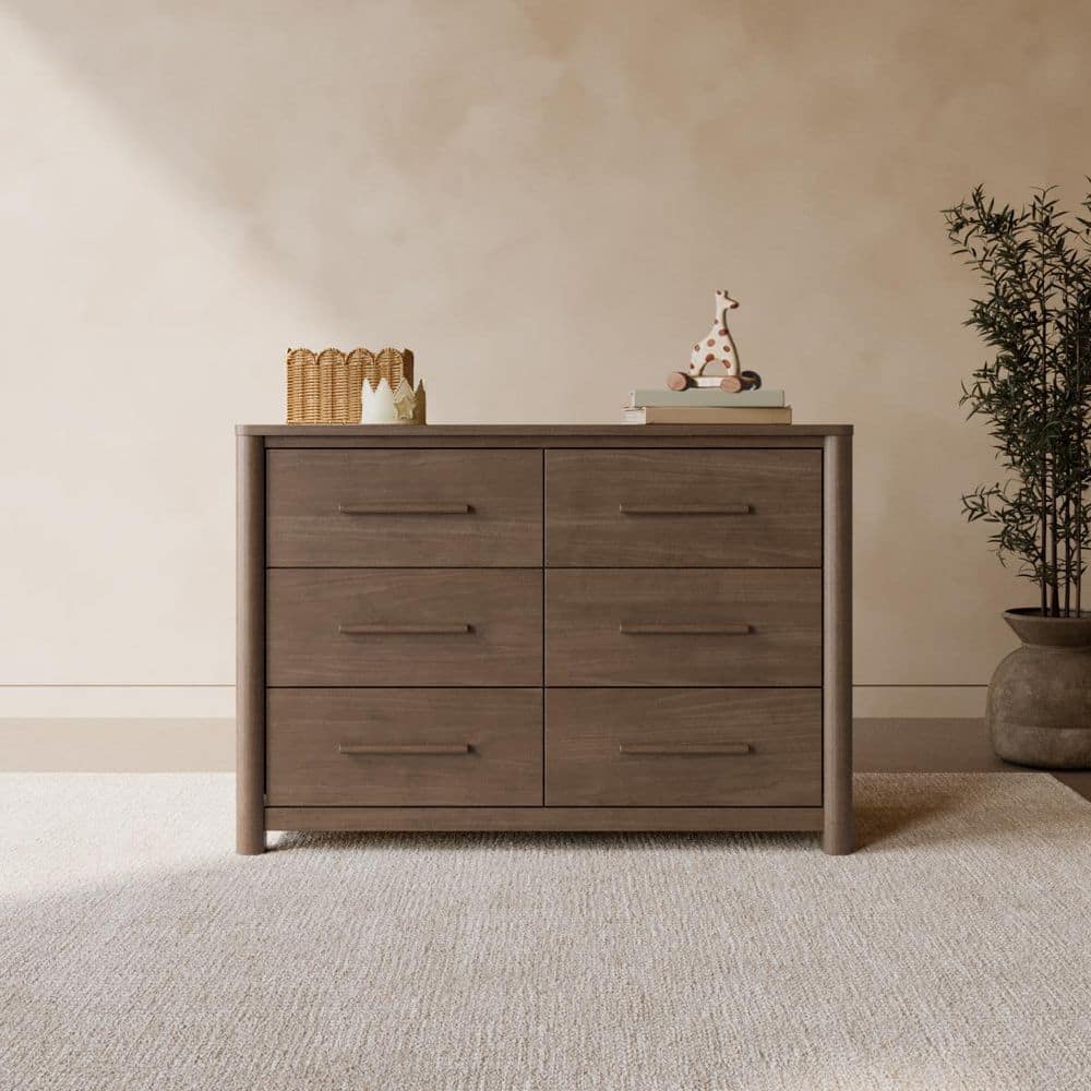 Storkcraft Malta Hazelnut 6 Drawer 47.72 in. Wide Dresser 03786