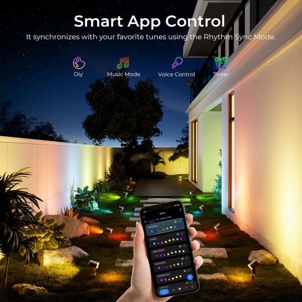 DeckTok 450 Lumens Low Voltage Black Plug-in Integrated LED