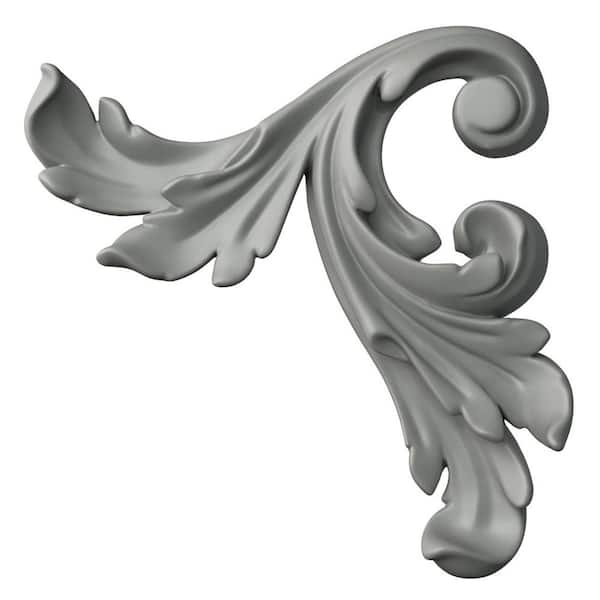 Ekena Millwork 0.88 in. x 5.5 in. x 5.63 in. Polyurethane Applique and Onlay Moulding