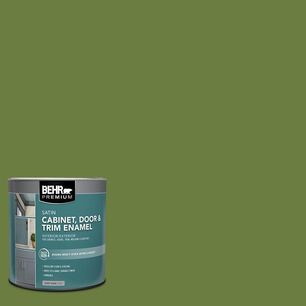 1 qt. #M350-7 Healing Plant Satin Enamel Interior/Exterior Cabinet, Door & Trim Paint price history on PriceWatchPro
