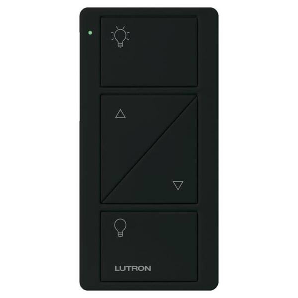 Lutron Pico Smart Remote (2-Button with Raise/Lower) for Caseta Smart Dimmer Switch, Black (PJ2-2BRL-GBL-L01)