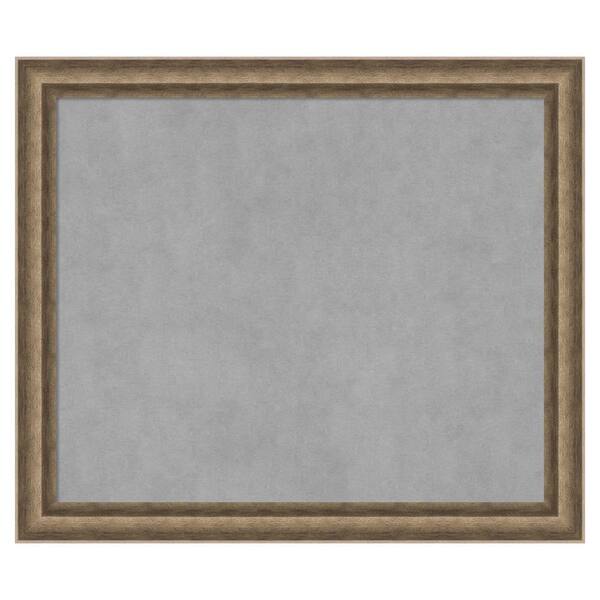 Amanti Art Angled Bronze 27 in. x 23 in. Framed Magnetic Board