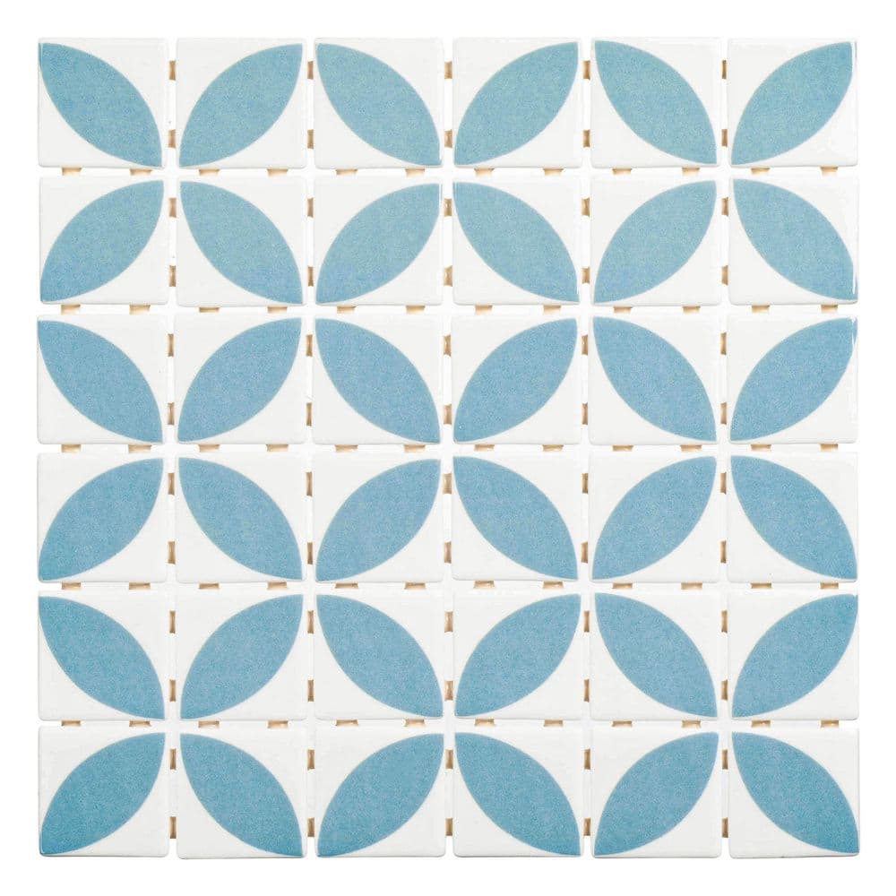 Motivo Bosquette 2 in. x 2 in. Dual Glossy and Matte Recycled Glass Mosaic Tile (5 sq. ft. / Case) price history on PriceWatchPro