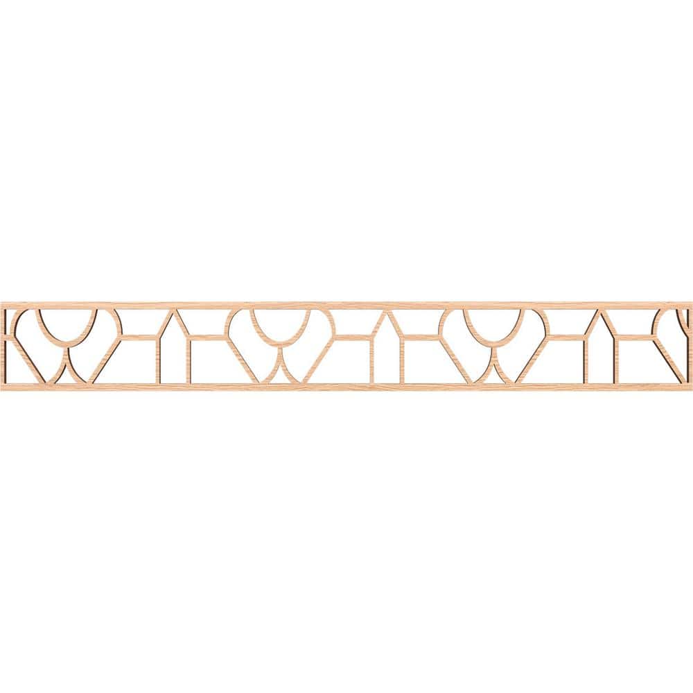 Whitechapel Fretwork 0.375 in. D x 46.5 in. W x 6 in. L Red Oak Wood Panel Moulding price history on PriceWatchPro