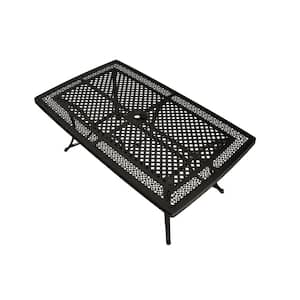 72 in. Rectangle Aluminum Outdoor Patio Dining Table