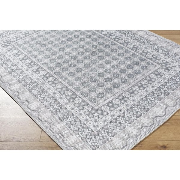Linabiss x Our PNW Home Rainier Sage 3 ft. x 12 ft. Cottage Indoor Area Rug