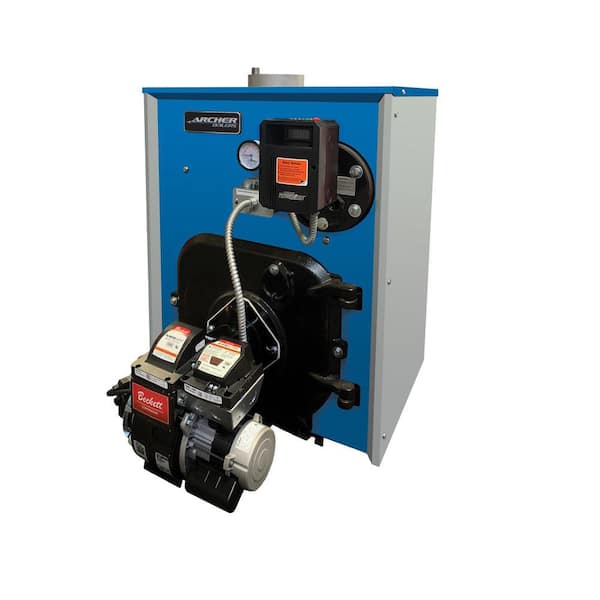 ARCHER Trooper 86.3% AFUE 3-Section Heating Oil Water Boiler with Tankless Coil and 140,000 BTU Input, 122,000 BTU Output