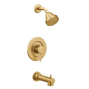 Align Single-Handle Posi-Temp Eco-Performance Tub and Shower Faucet Trim Kit in Brushed Gold (Valve Not Included)